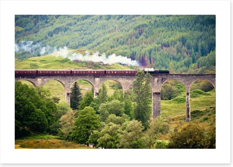 Over the viaduct