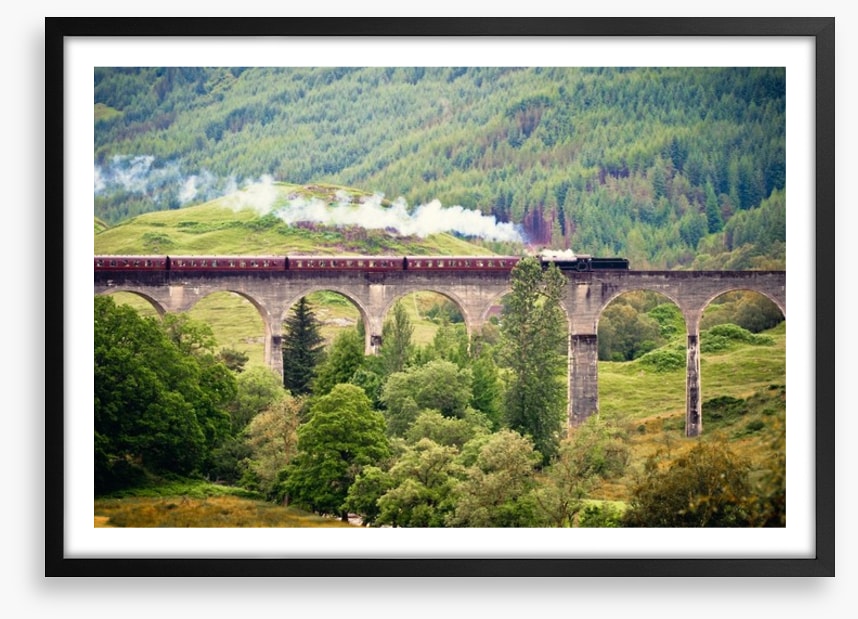 Over the viaduct