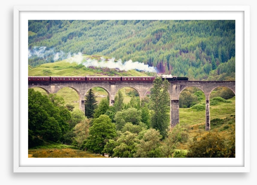 Over the viaduct