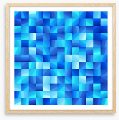 Ocean blue mosaic