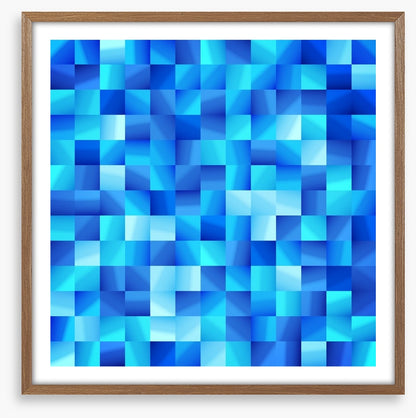 Ocean blue mosaic