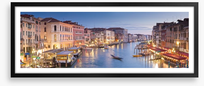 Grand Canal dusk panorama