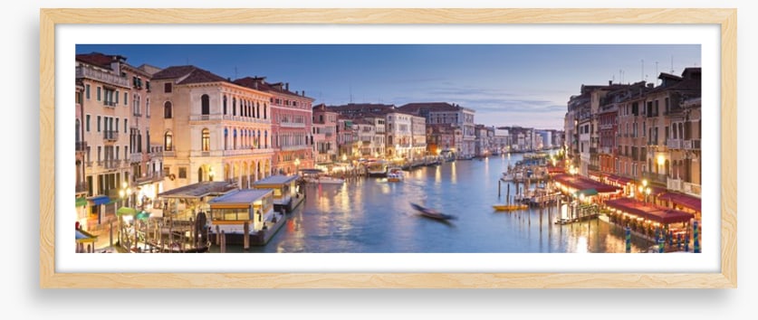 Grand Canal dusk panorama