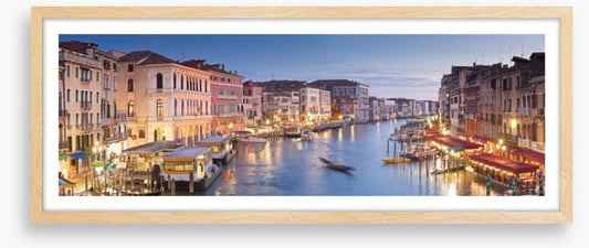 Grand Canal dusk panorama