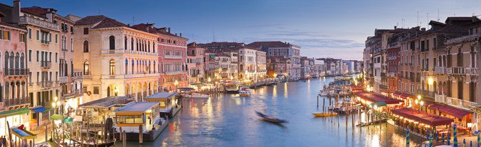 Grand Canal dusk panorama