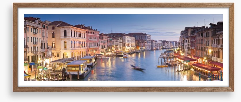 Grand Canal dusk panorama