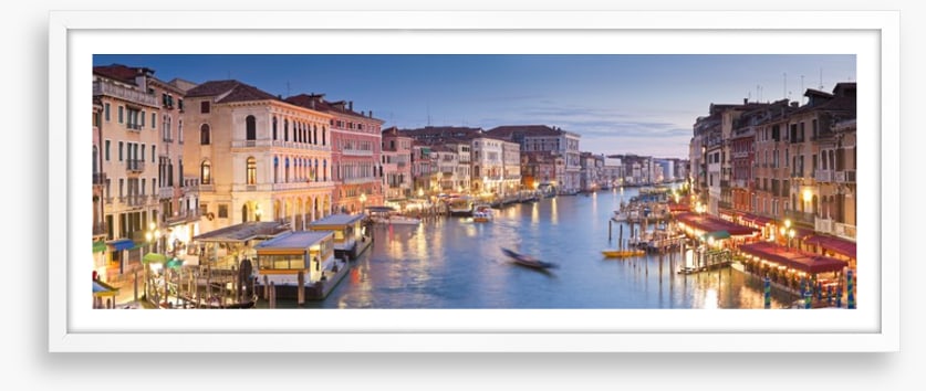 Grand Canal dusk panorama
