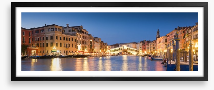 Venice twilight panorama