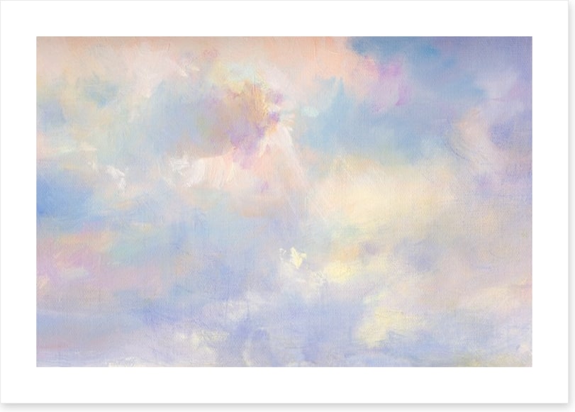 Soft evening clouds