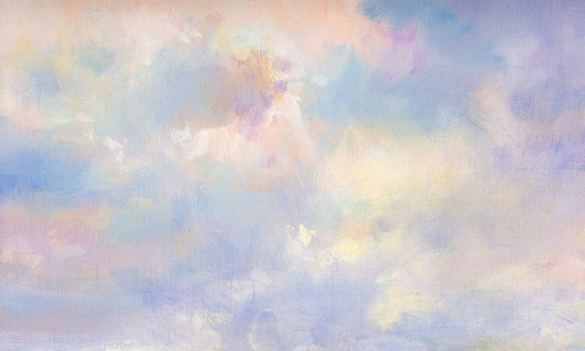 Soft evening clouds