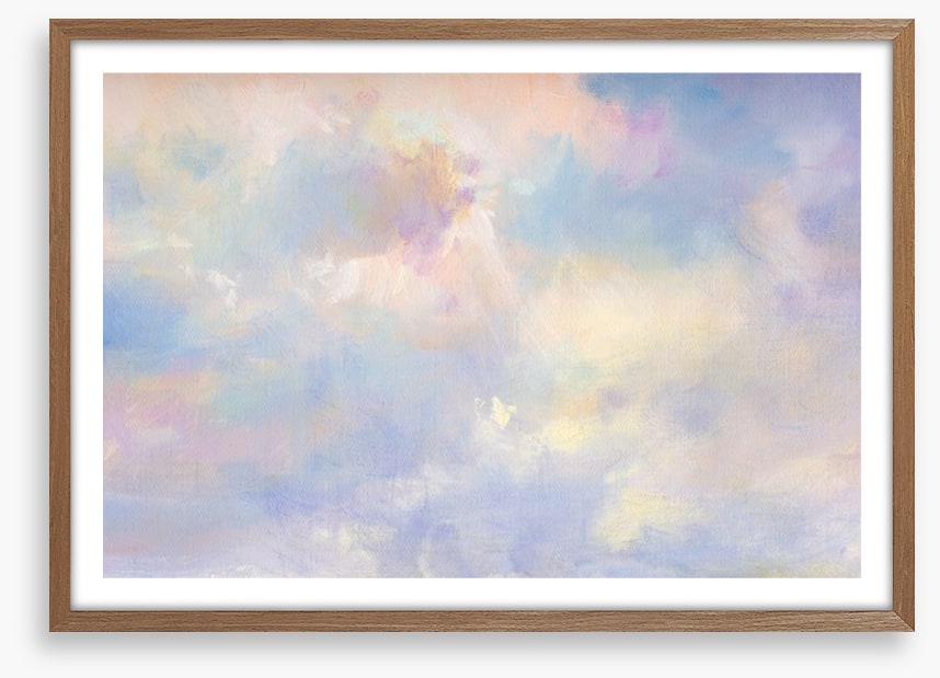 Soft evening clouds