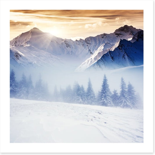 Winter in the mountains