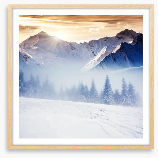 Winter in the mountains