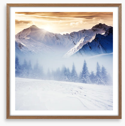 Winter in the mountains