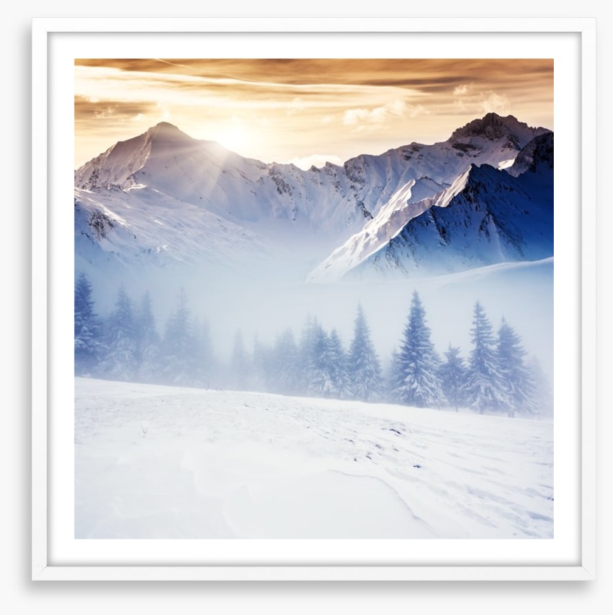 Winter in the mountains