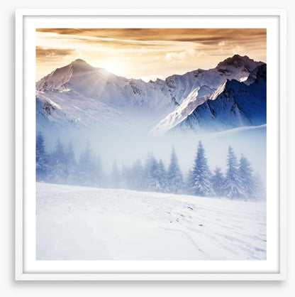 Winter in the mountains
