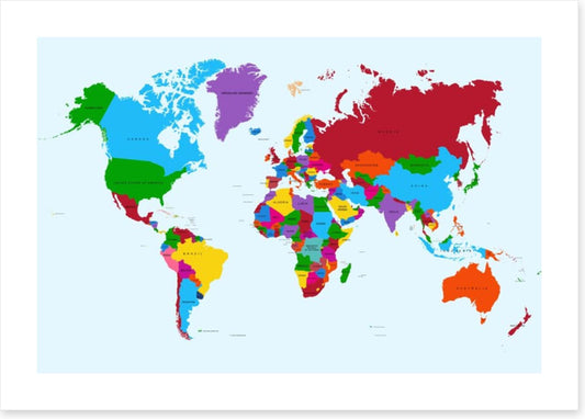 The world in colour