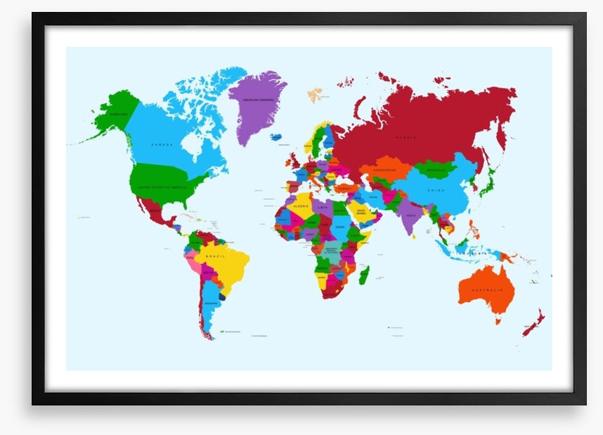 The world in colour