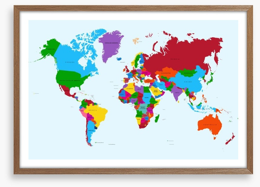 The world in colour