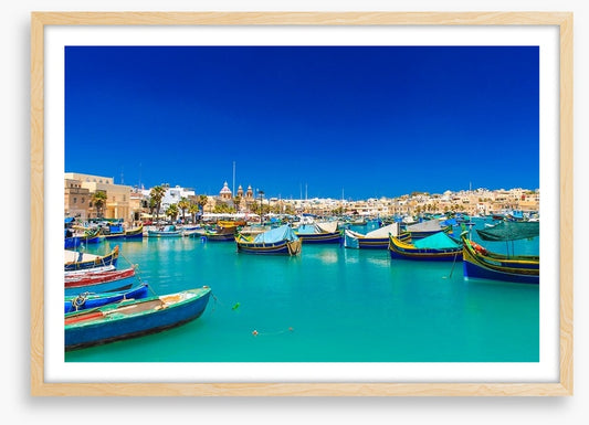 The fishing village, Malta