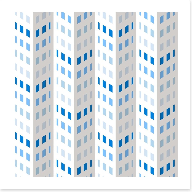Blue windows