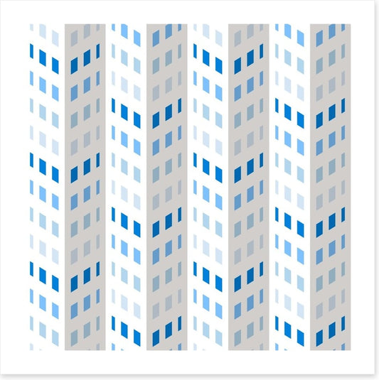 Blue windows