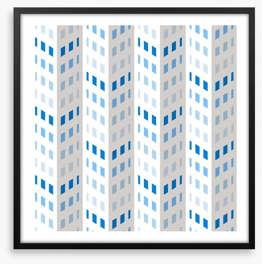 Blue windows