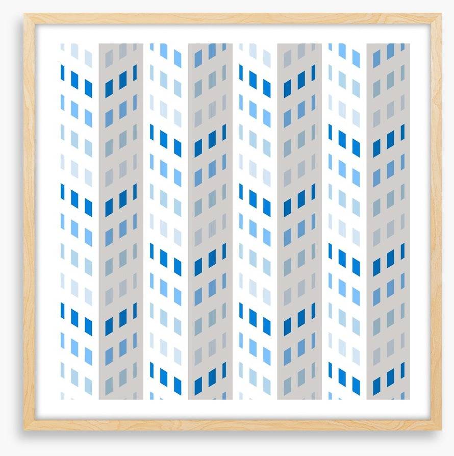 Blue windows