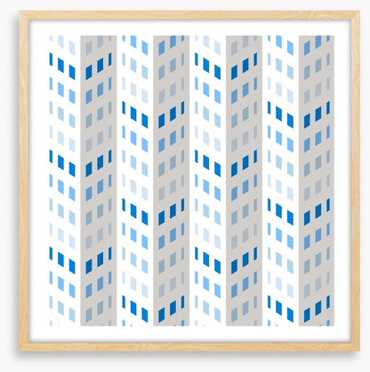 Blue windows