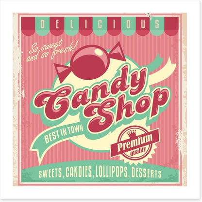 Vintage candy shop