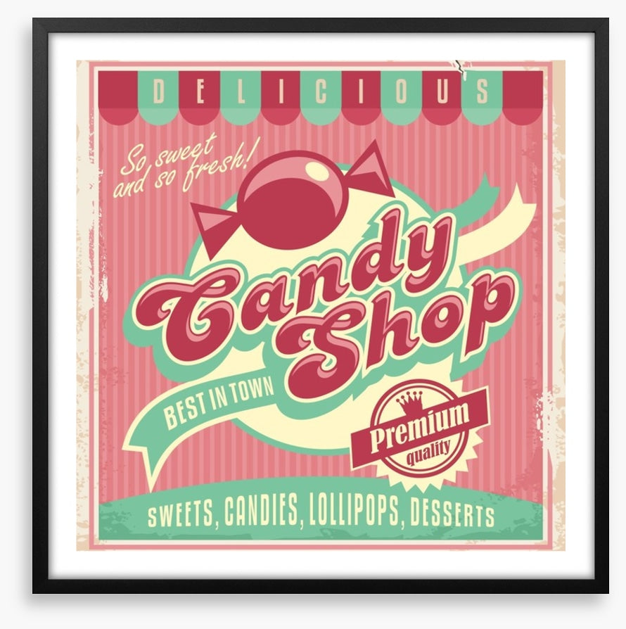 Vintage candy shop