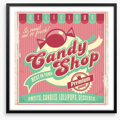 Vintage candy shop