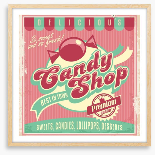 Vintage candy shop