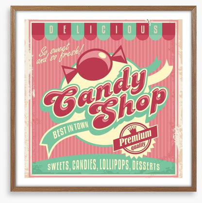 Vintage candy shop
