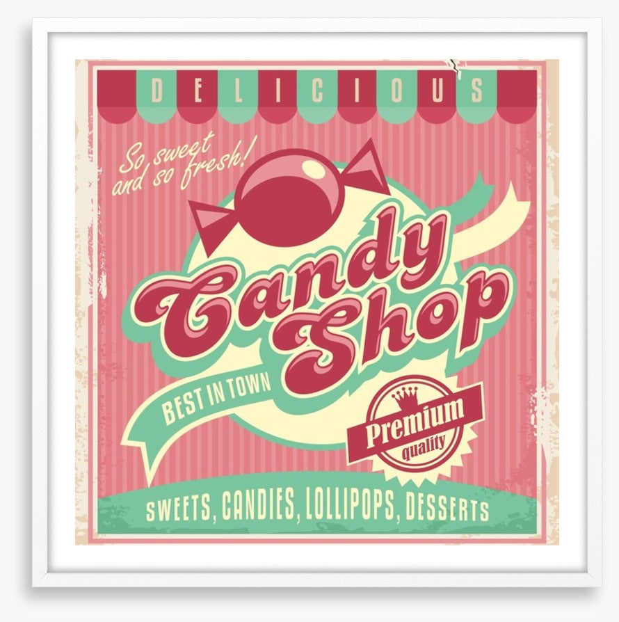 Vintage candy shop