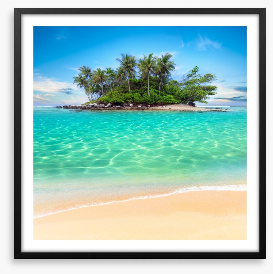 Tropical island paradise