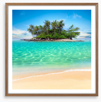 Tropical island paradise