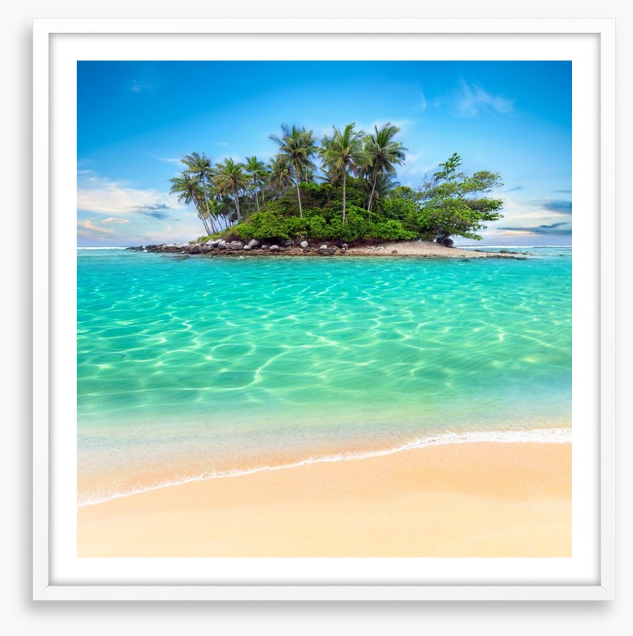 Tropical island paradise