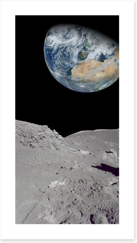 From the moon