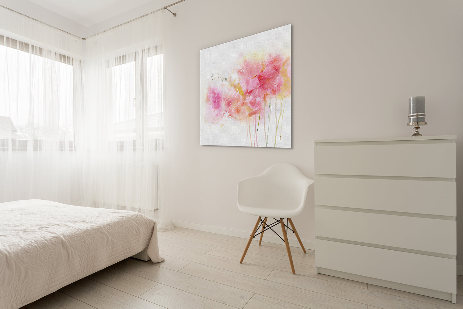 Watercolour carnations
