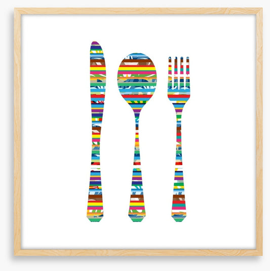 Colourful cutlery