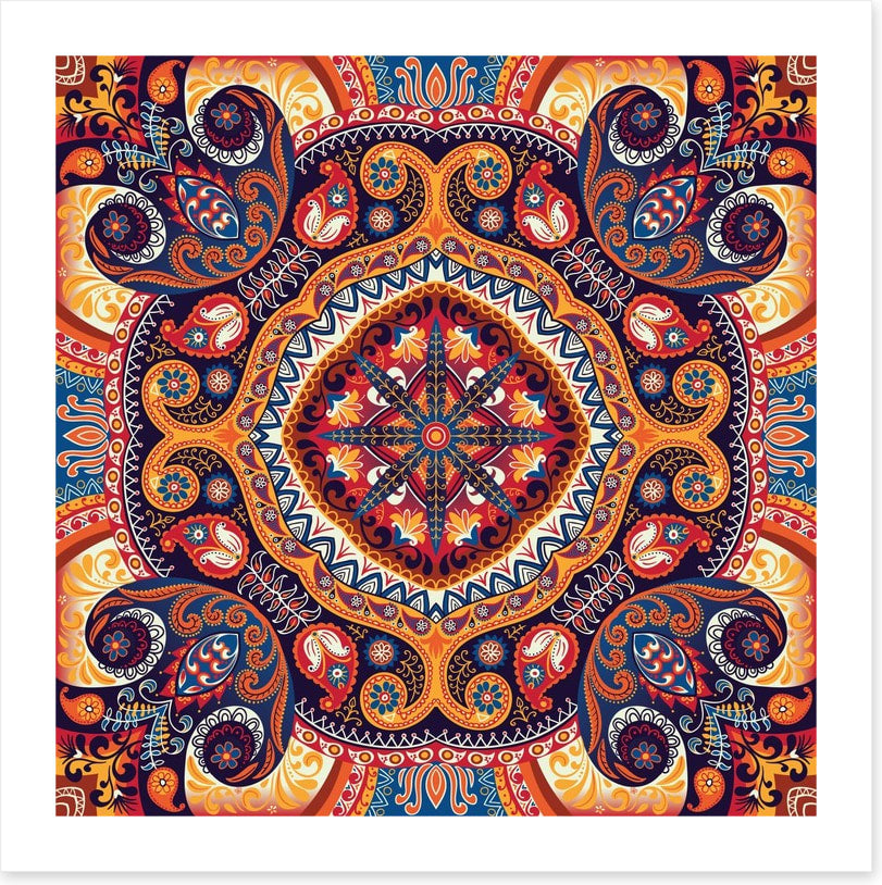 Paisley silk