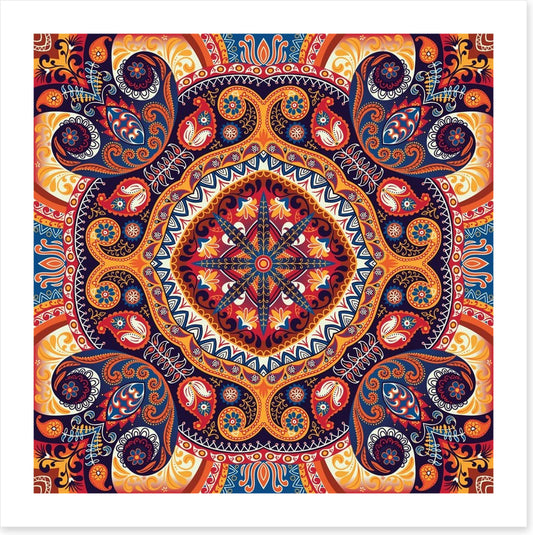 Paisley silk