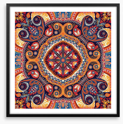 Paisley silk