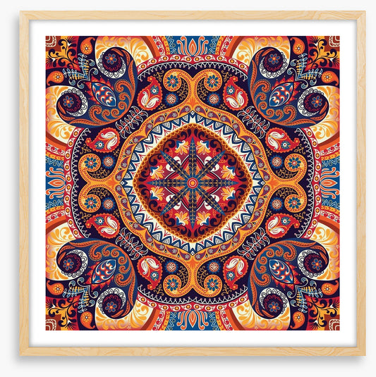 Paisley silk