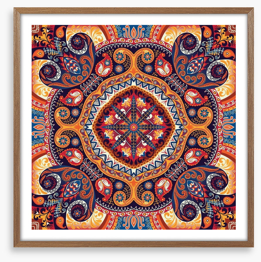Paisley silk