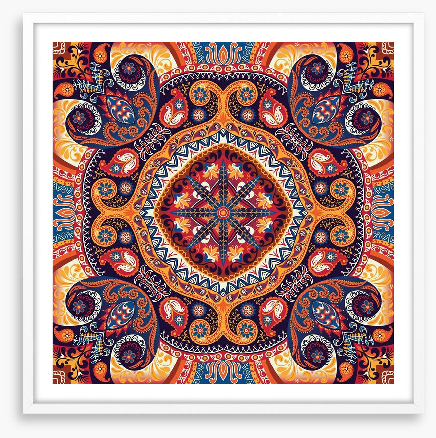 Paisley silk