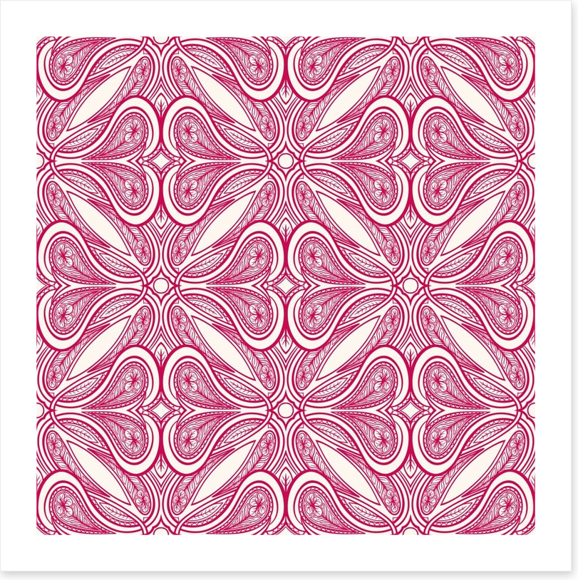 Deco nouveau in pink