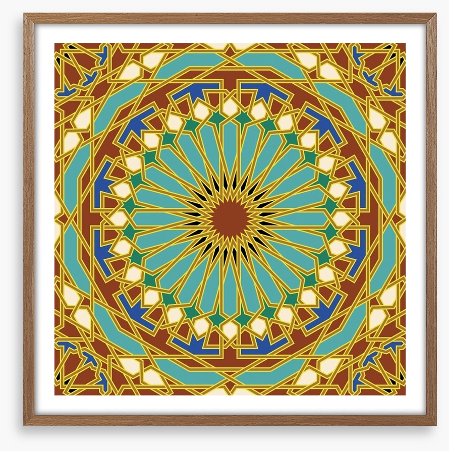 Arabic glaze