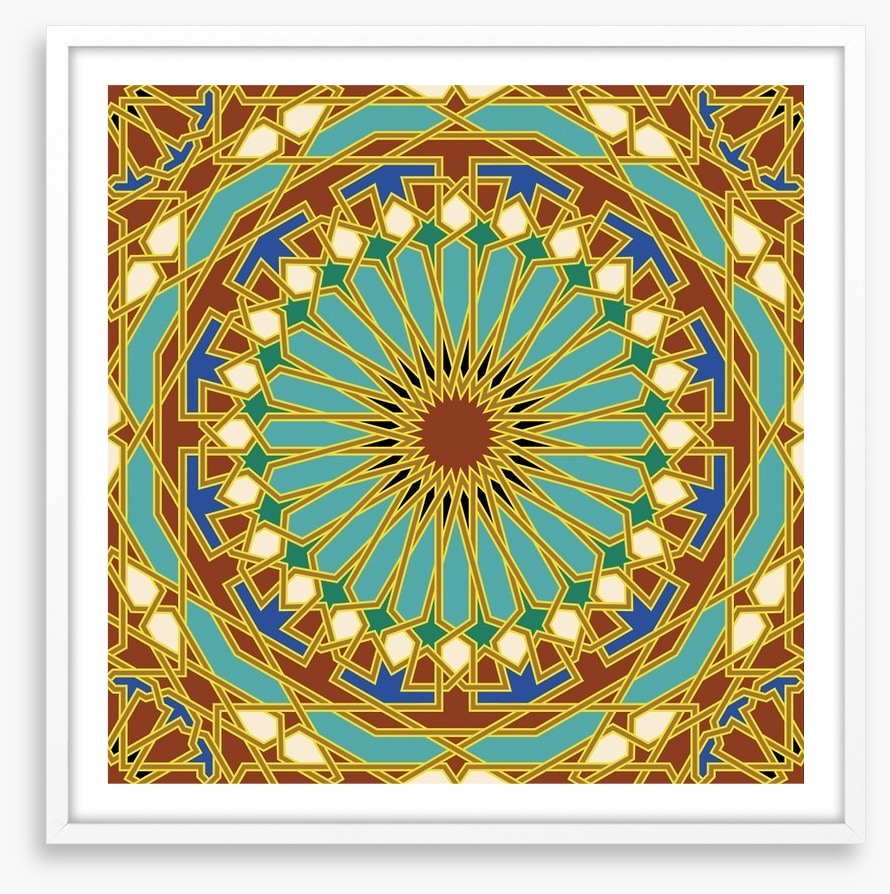 Arabic glaze